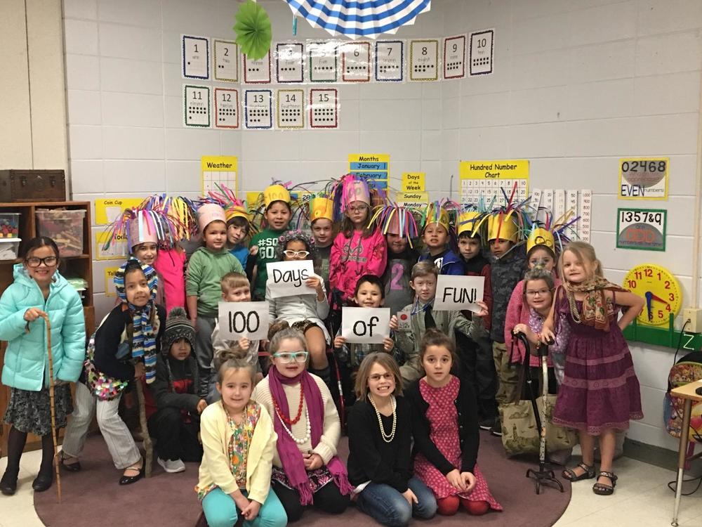 1st Grade Celebrates 100th Day of School