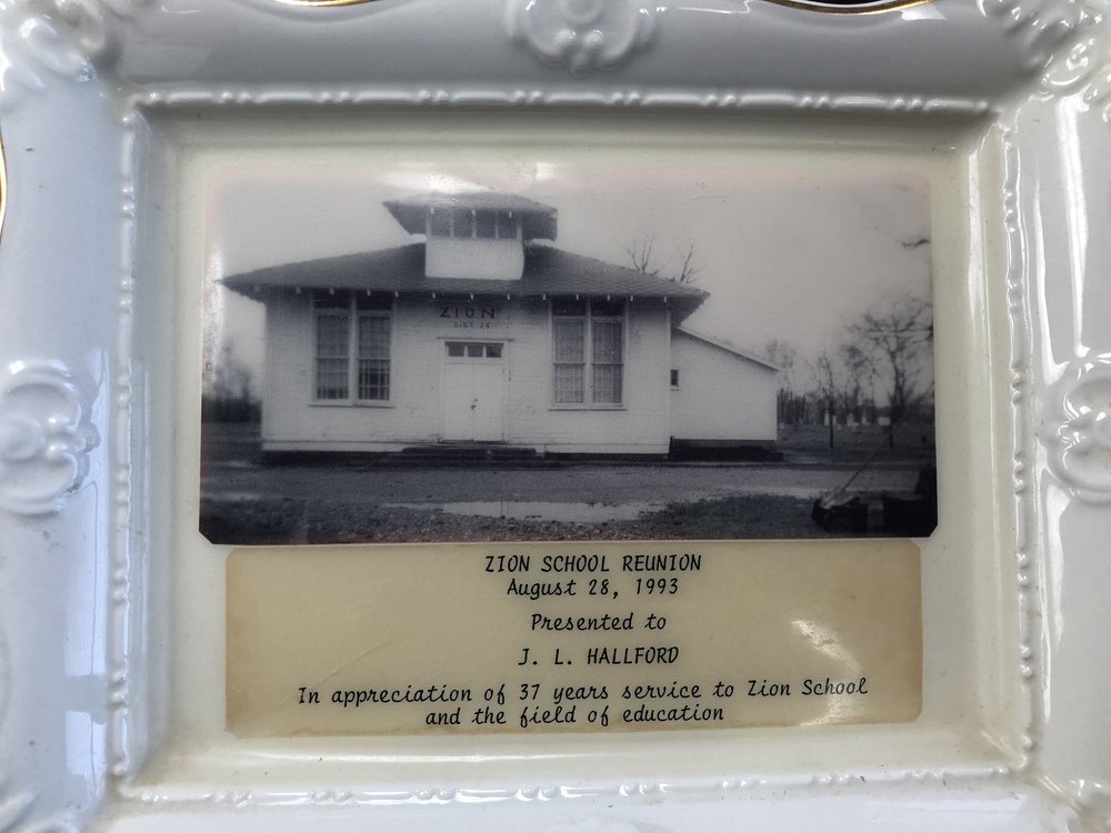 "My School" by J.L. Hallford - Principal 1949-1957