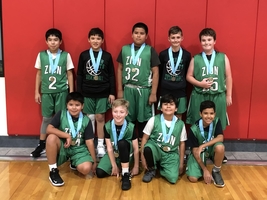 Champions of the Maryetta 5th grade tournament!